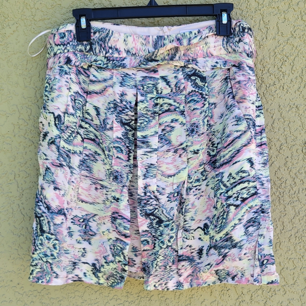 Reiss Amy Abstract Mini Skirt - Picture 2 of 6